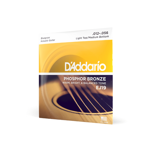 D'Addario Bluegrass Light Top/Medium Bottom Acoustic Guitar Strings
