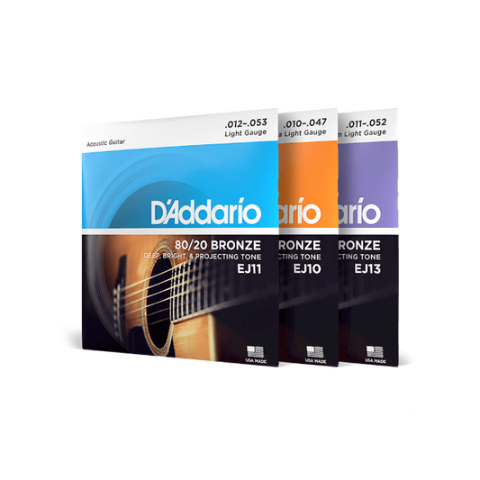 D'Addario Acoustic 80/20 BRONZE STRINGS