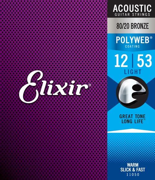 Elixir ACOUSTIC 80/20 BRONZE WITH POLYWEB COATING