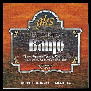 GHS BANJO PHOSPHOR BRONZE 5-STRING
