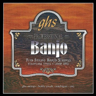 GHS BANJO STAINLESS STEEL 5-STRING